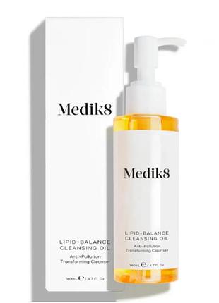 Гідрофільна олія для обличчя medik8 lipid-balance cleansing oil 140 мл