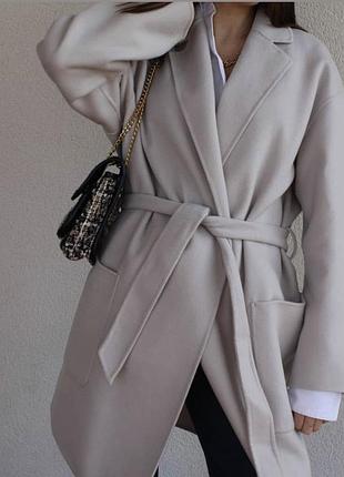 Вовняне пальто massimo dutti