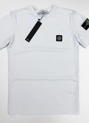 Футболка stone island белая