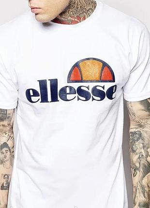 Мужская футболка ellesse белая элисс