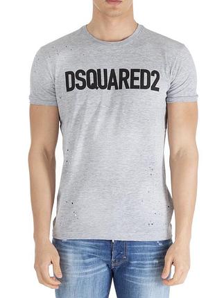 Чоловіча футболка dsquared2 сіра