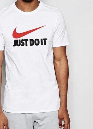 Чоловіча футболка just do it біла