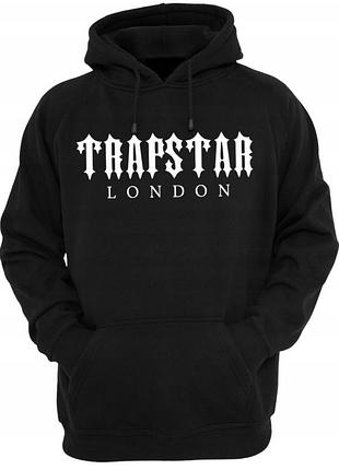 Чоловіча футболка trapstar london унісекс чорна толстовка кофта трепстар