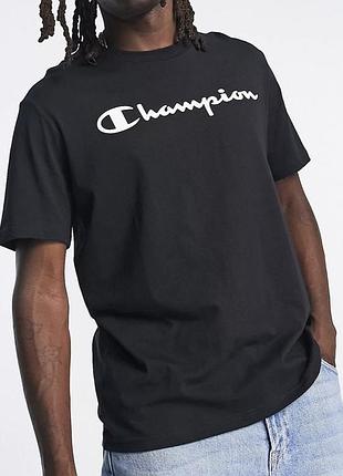 Чоловіча футболка champion чемпіон чорна