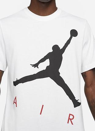 Чоловіча футболка jordan air біла унісекс джордан