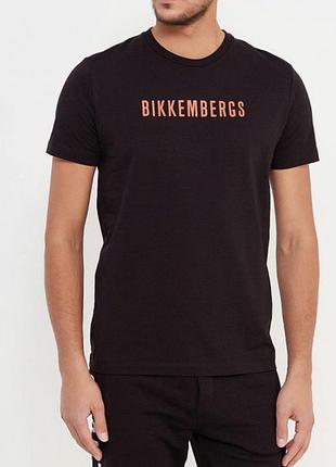 Мужская футболка bikkembergs черная унисекс
