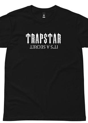 Мужская футболка trapstar it’s a secret черная унисекс трепстар