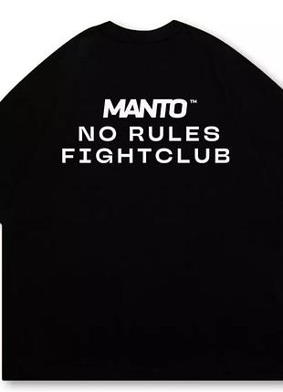 Мужская футболка manto fight club черная унисекс манто boxing ufc mma wrestling