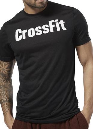 Чоловіча футболка reebok crossfit чорна