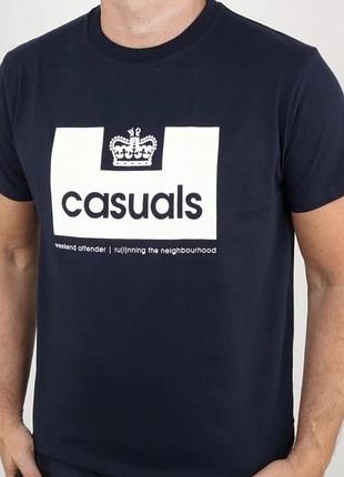 Мужская футболка weekend offender casuals темно синяя
