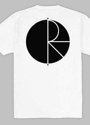 Мужская футболка polar skate co унисекс белая полар скейт
