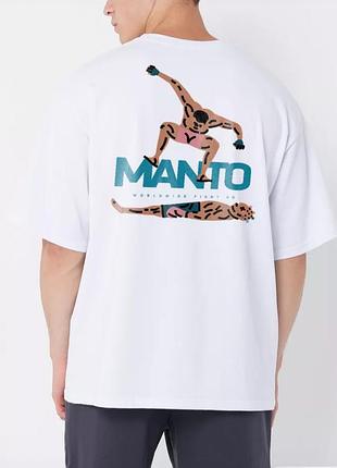 Мужская футболка manto worldwide fight co белая унисекс манто boxing ufc mmа