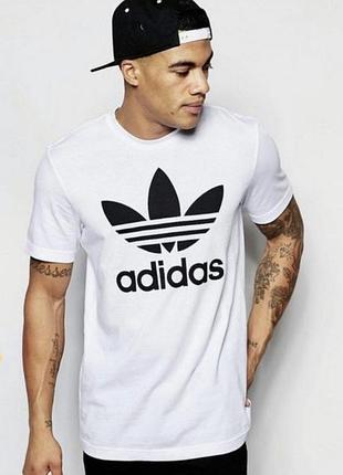 Чоловіча футболка adidas original біла адідас
