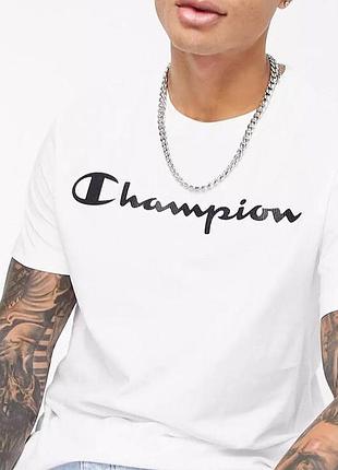 Чоловіча футболка champion білий чемпіон