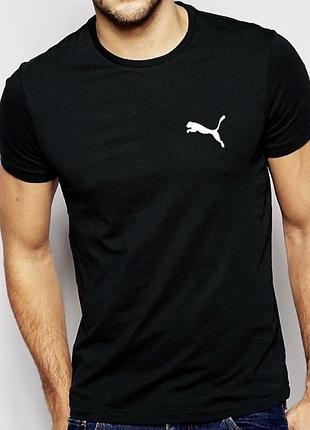 Мужская футболка puma черная пума