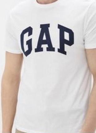 Чоловіча футболка gap біла геп