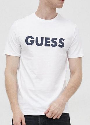 Чоловіча футболка guess гесс біла