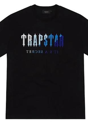 Мужская футболка trapstar it’s a secret черная унисекс трепстар