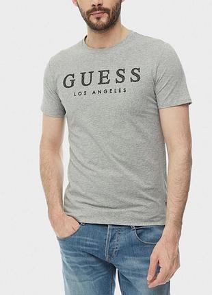 Чоловіча футболка guess сіра