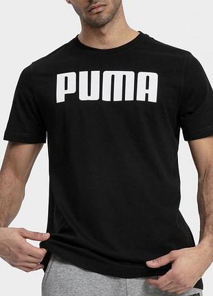Мужская футболка puma черная пума