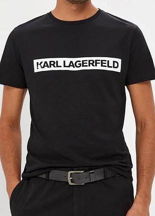 Мужская футболка karl lagerfeld черная