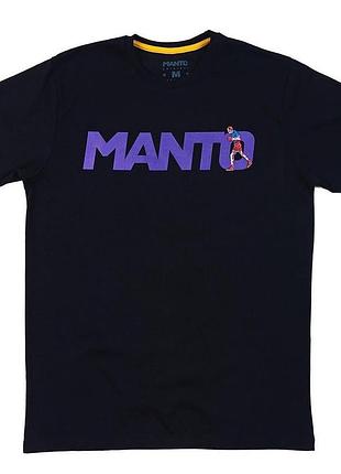 Мужская футболка manto fight co черная унисекс манто boxing ufc mma wrestling