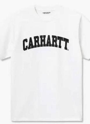 Мужская футболка carhartt белая кархарт тишка унисекс