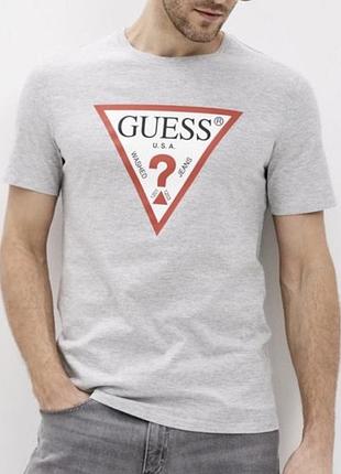 Чоловіча футболка guess сіра