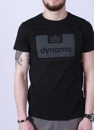 Мужская футболка weekend offender dynamo logo черная унисекс викенд офендер динамо