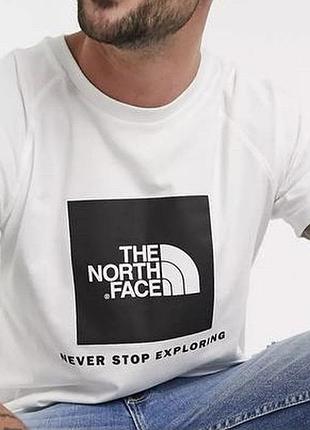 Мужская футболка the north face белая tnf тнф