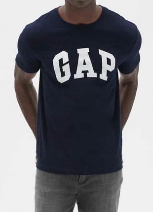 Чоловіча футболка gap темно-синя