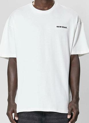 Мужская футболка essentials fear of god унисекс белая