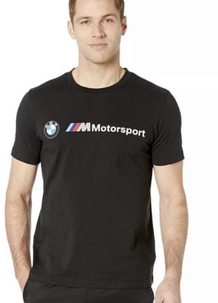 Чоловіча футболка bmw motorsport puma чорна