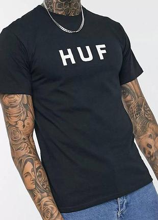 Мужская футболка huf черная