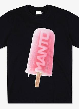 Мужская футболка manto ice cream черная унисекс манто boxing ufc mma wrestling