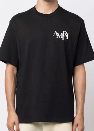 Мужская футболка amiri черная амири