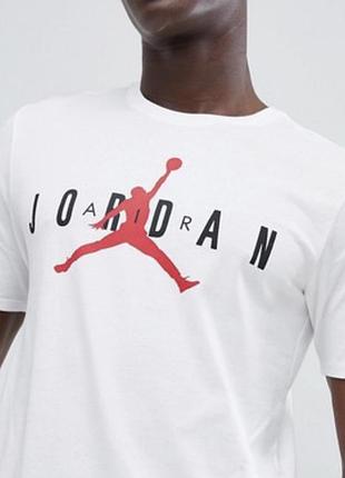 Мужская футболка jordan белая джордан