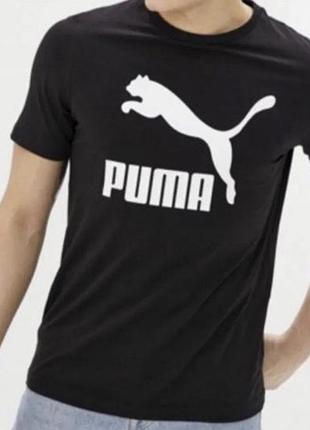 Мужская футболка puma черная пума