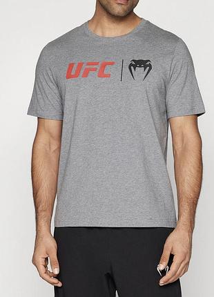 Чоловіча футболка ufc venum сіра унісекс венум