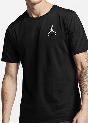 Мужская футболка jordan air джордан черная