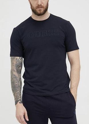 Чоловіча футболка guess хес чорна