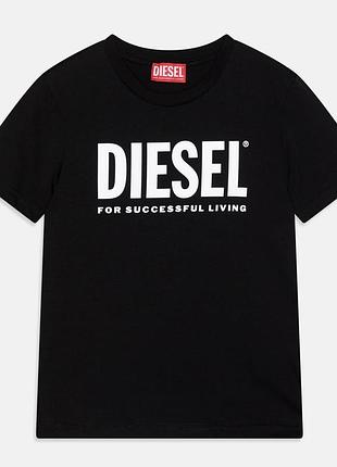 Мужская футболка diesel чёрная дизель