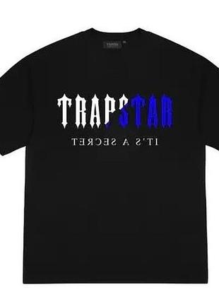 Мужская футболка trapstar it’s a secret черная унисекс трепстар