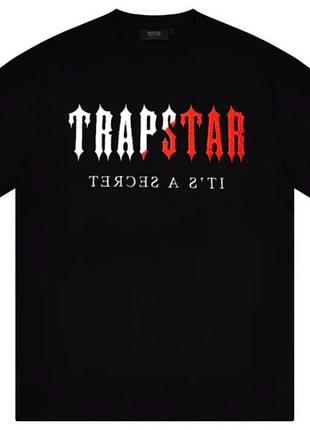 Мужская футболка trapstar it’s a secret черная унисекс терпстар