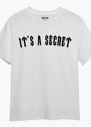 Мужская футболка trapstar it’s a secret белая унисекс трепстар