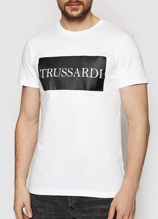 Чоловіча футболка trussardi біла