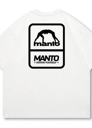 Чоловіча футболка manto defend yourself унісекс манто boxing ufc mma wrestling