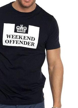 Мужская футболка weekend offender черная