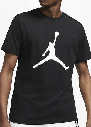 Мужская футболка jordan air джордан черная