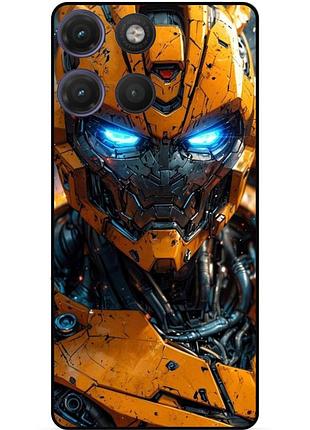 Силіконовий чохол бампер для motorola moto g17 з малюнком трансформери 1